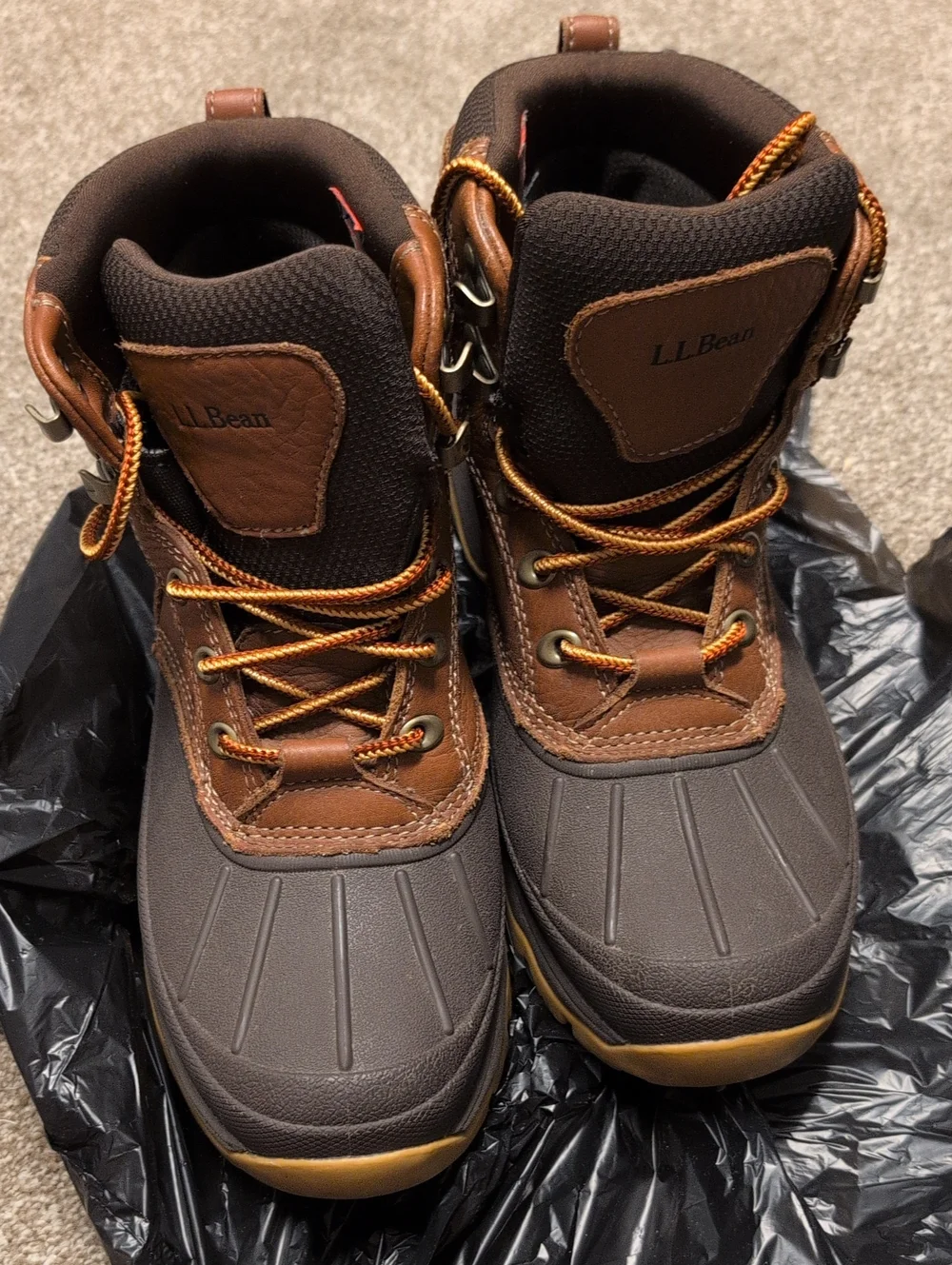 LL Bean Storm Chaser Tek 2.5 Primaloft Leather Duck Boots
